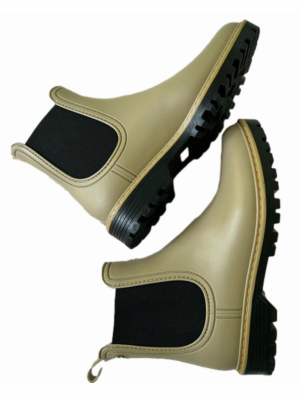 Igor Trak Mate Tri Tan Rain Boots Size 41 US 10.5 Slip On Waterproof Women’s NEW